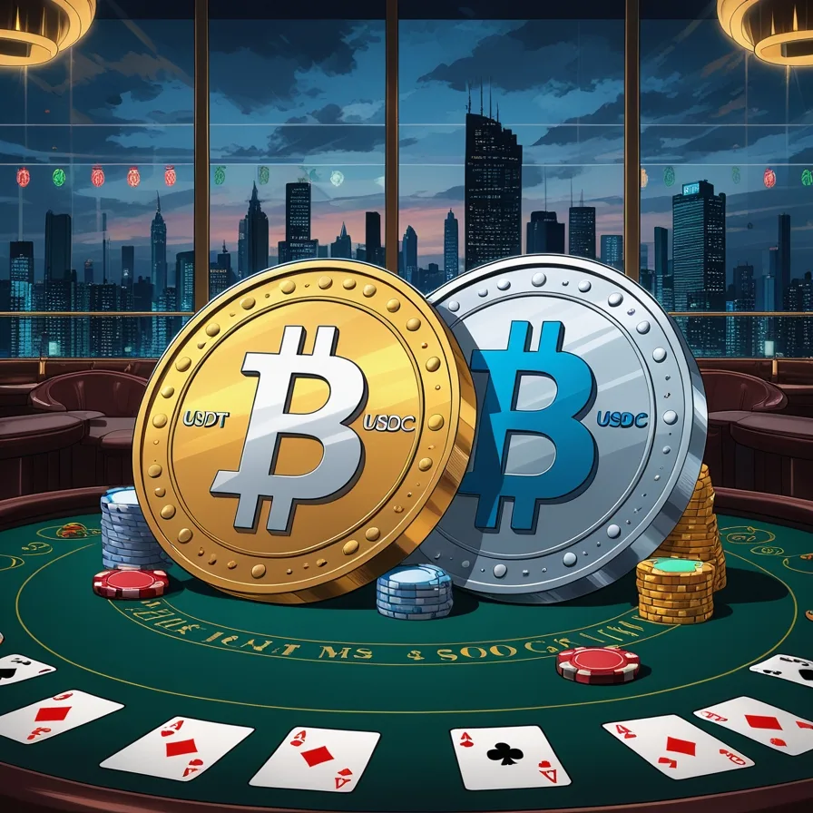 Стейблкоины казино: USDT и USDC против волатильности
