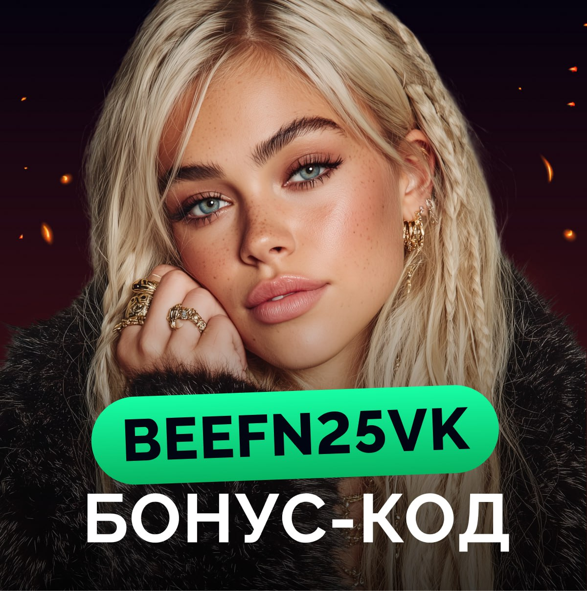 Фриспины от BEEF на 60 FS по бонус-коду